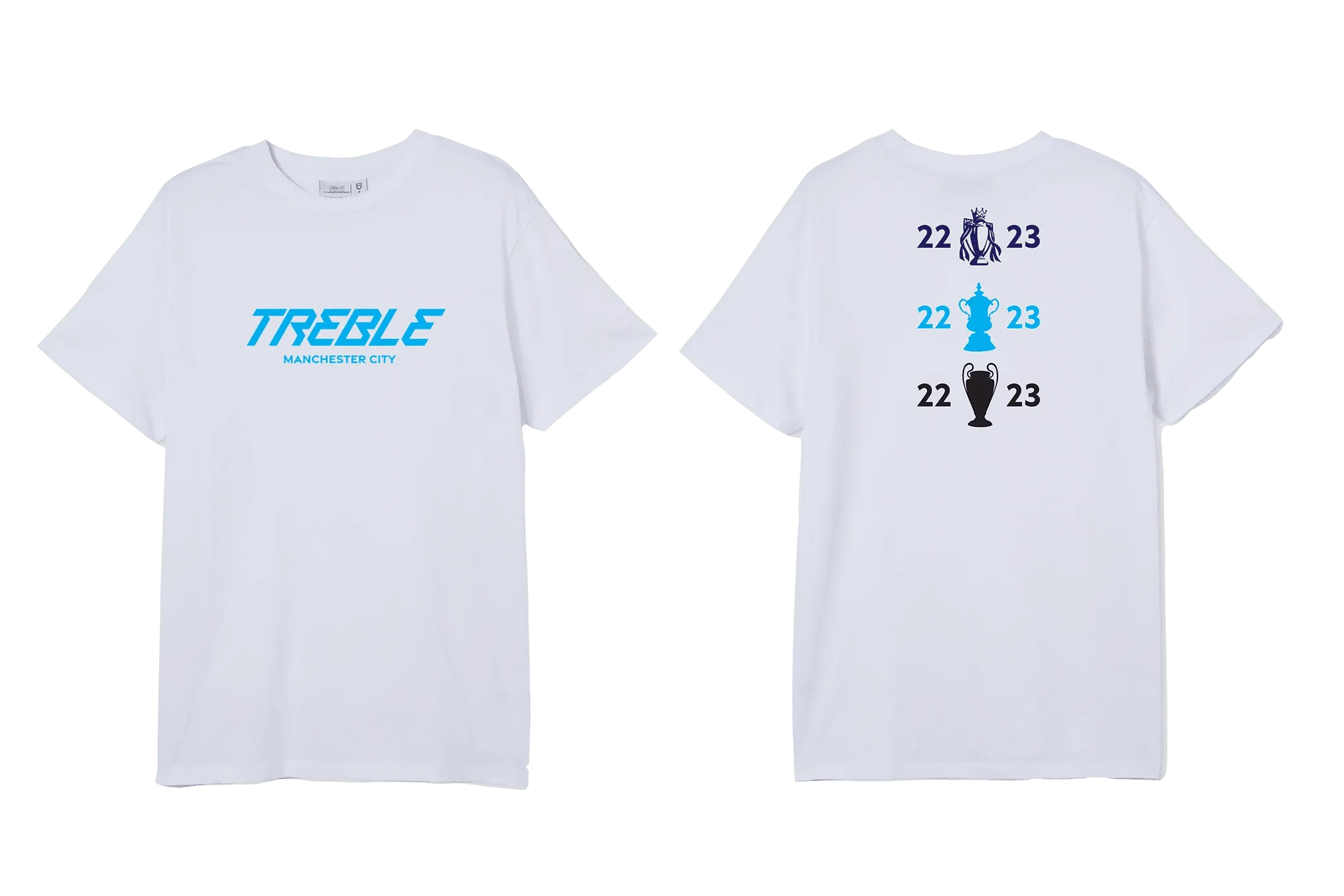 Man City Triple-Fan-T-Shirt für Jugendliche (9631417-021) Ultra Football Bekleidung