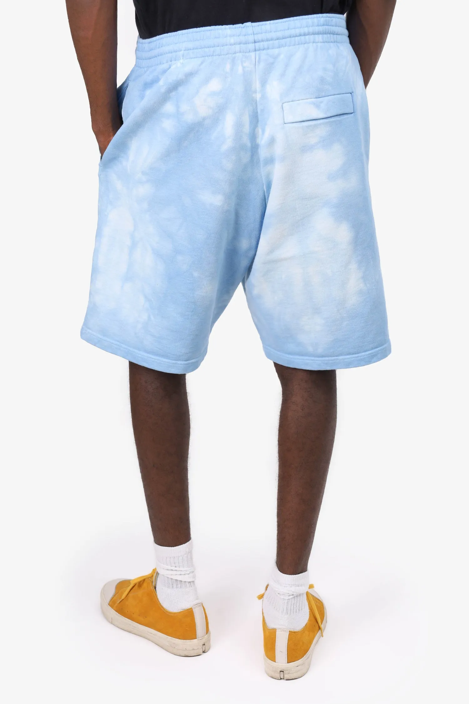 Martine Rose Blaue Jogger-Shorts mit Tie-Dye-Print in Größe S Herren