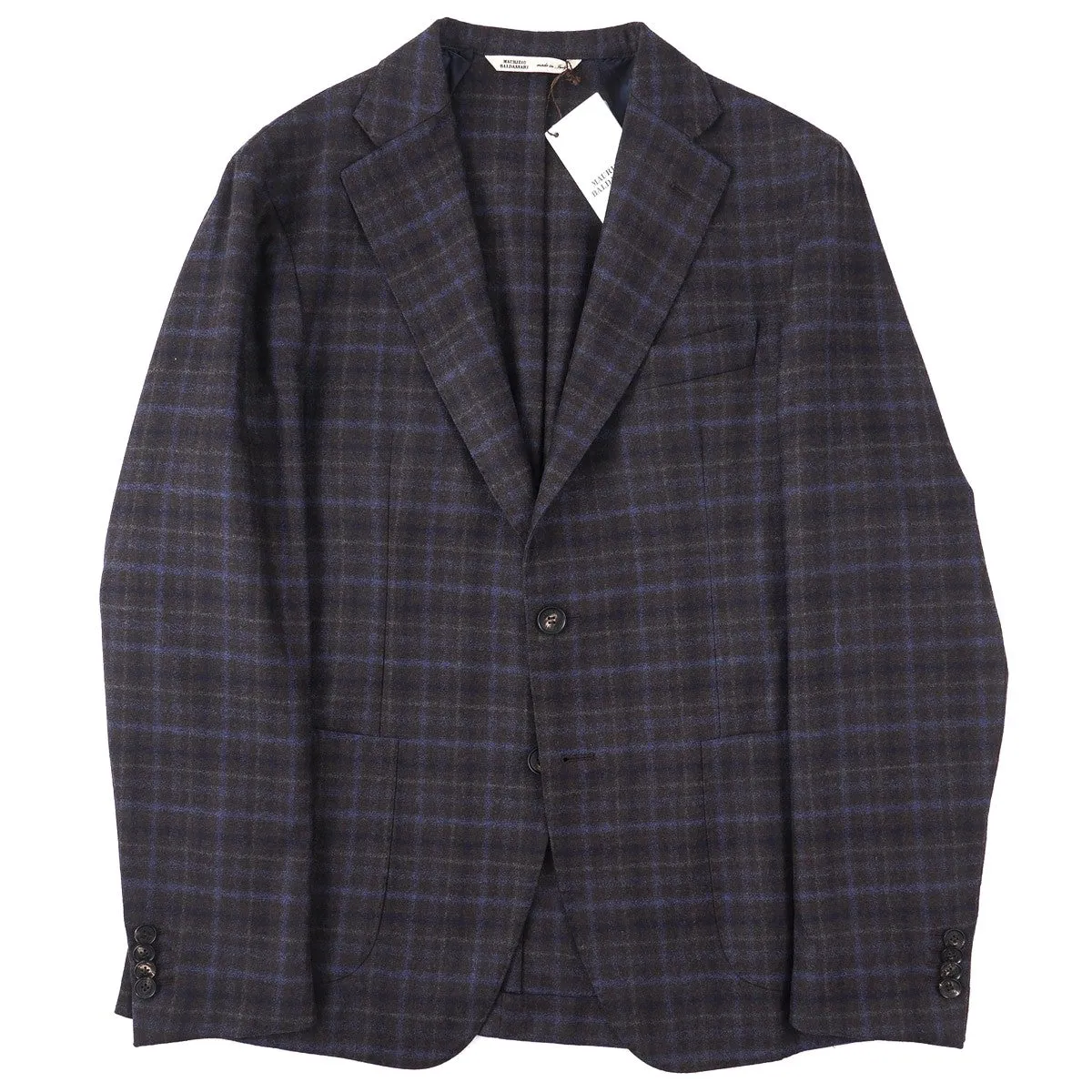 Maurizio Baldassari Flanell Wolle 'Soft Jacket' Kleidung_Maurizio-Baldassari