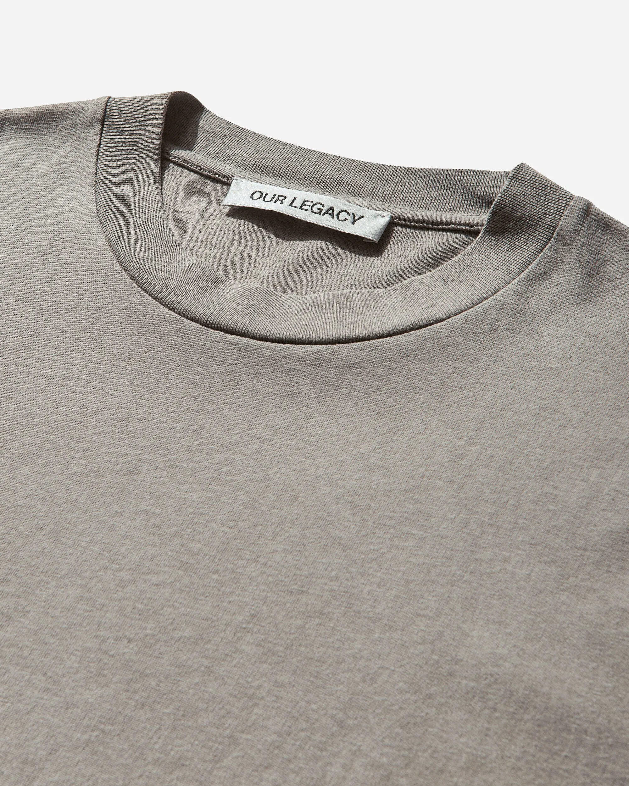 Herren Box T-Shirt Getragenes Grau