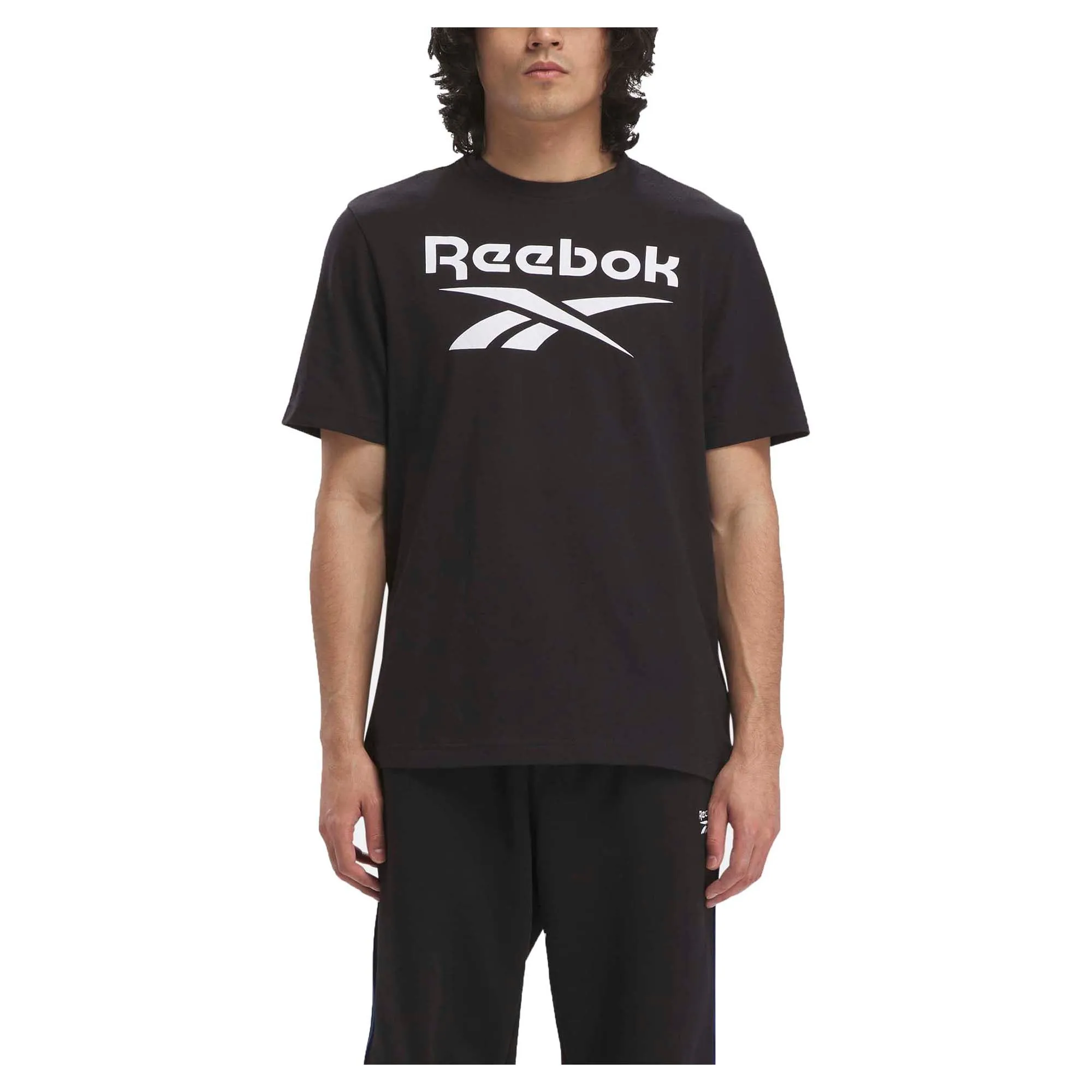 Herren T-Shirt mit gestapeltem Logo