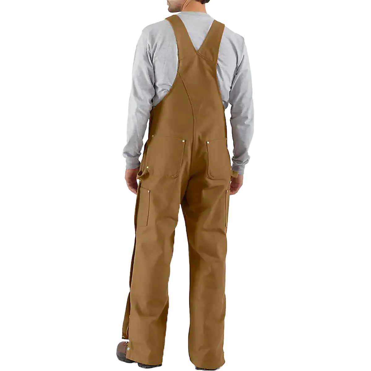 Herren-Bib Overall in lockerer Passform aus festem Duck-Stoff
