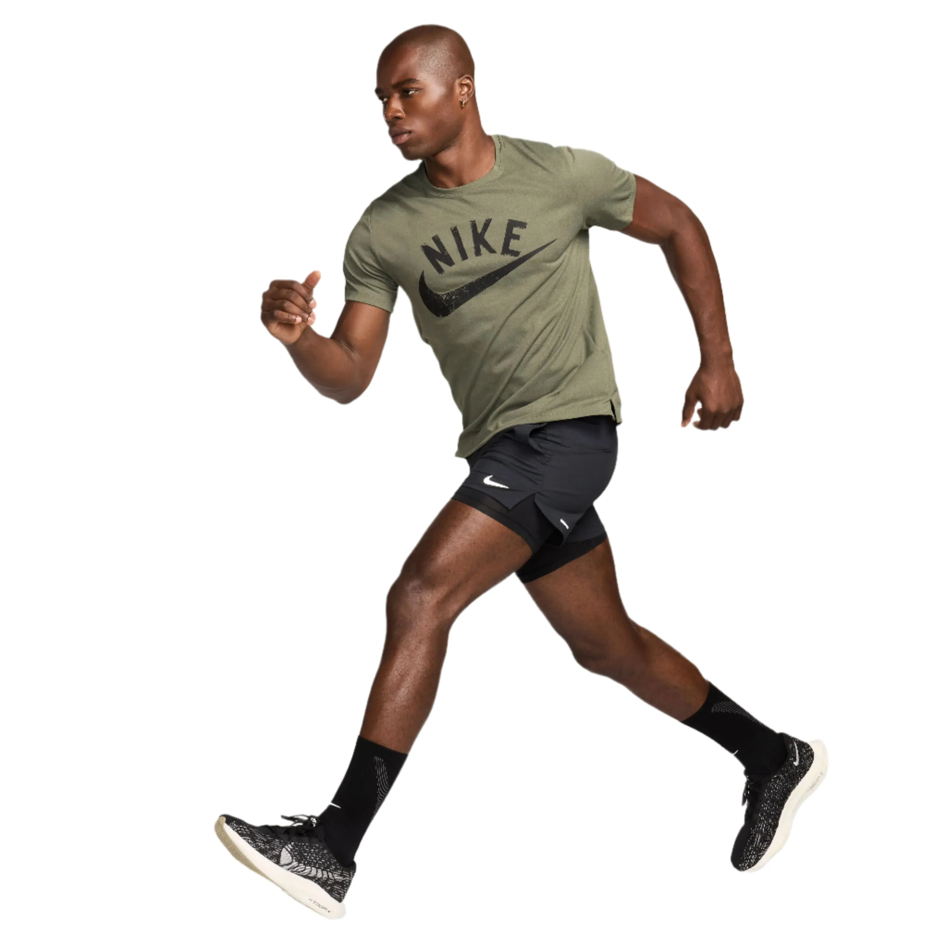 Herren Miler Swoosh Kurzarm Laufshirt