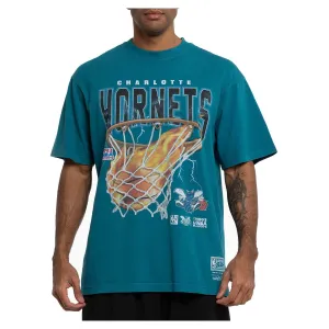 Herren NBA Charlotte Hornets Fire N Lightning T-Shirt