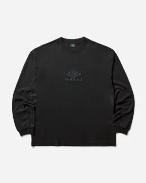 Herren OG Logo Langarmshirt Gewaschen Schwarz