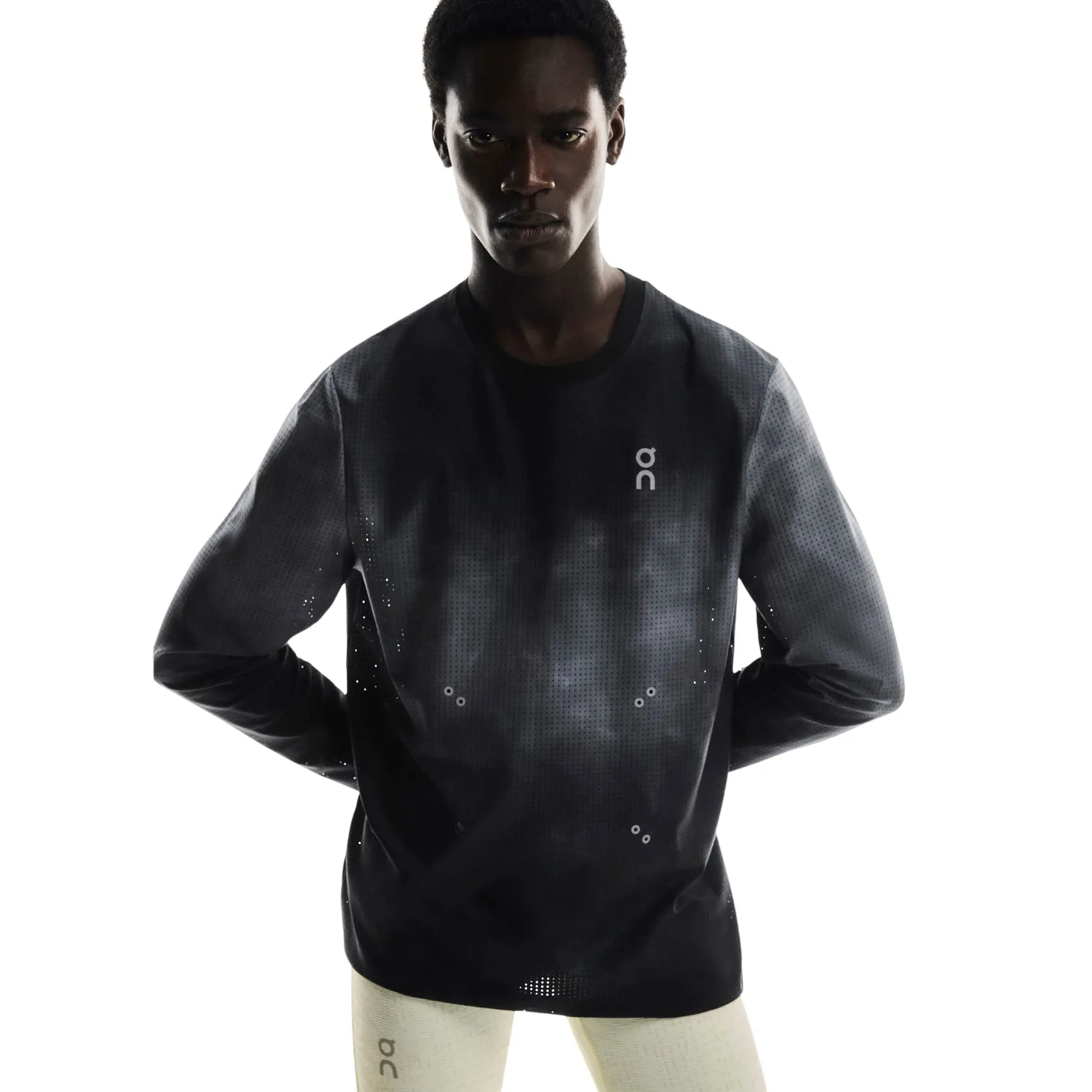 Herren On Running Pace Mesh Langarmshirt