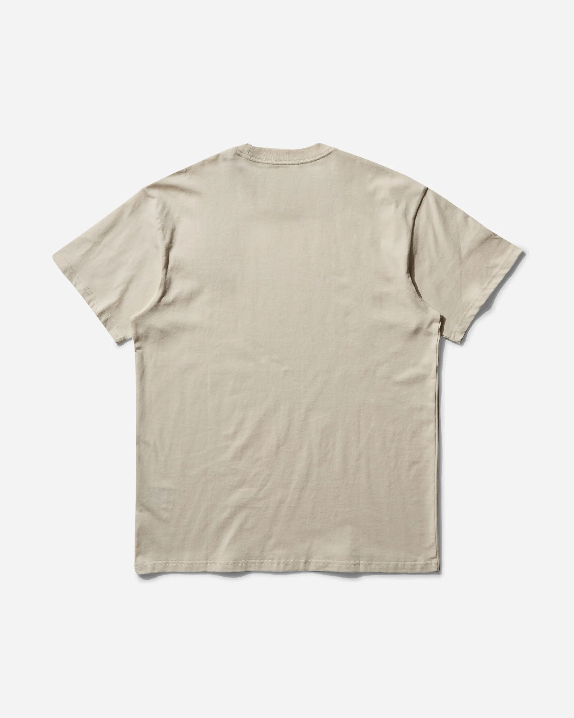 Herren T-Shirt mit Nieten-Schriftzug in Natur
