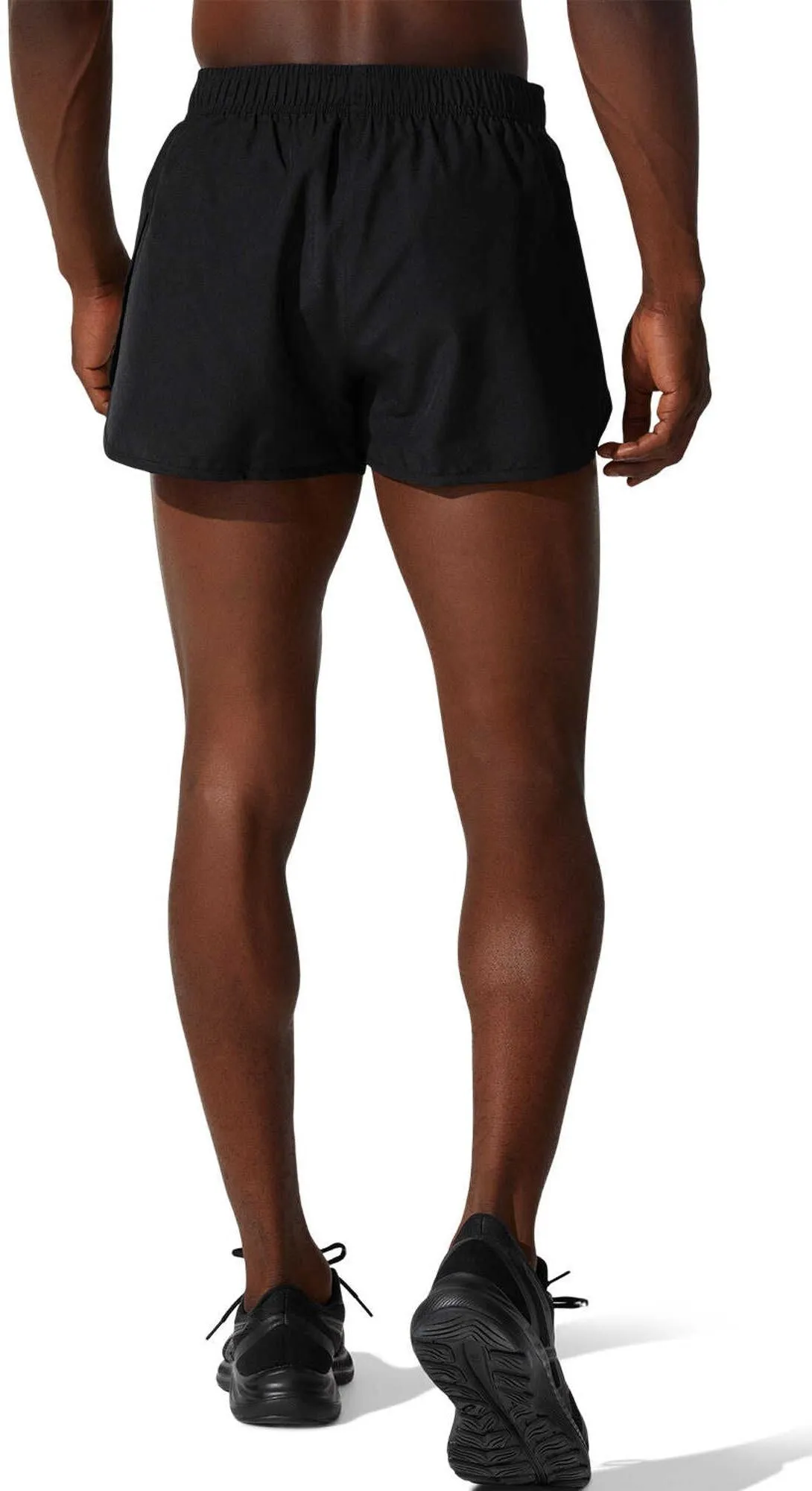 Herren-Silber Shorts mit Seitenschlitzen