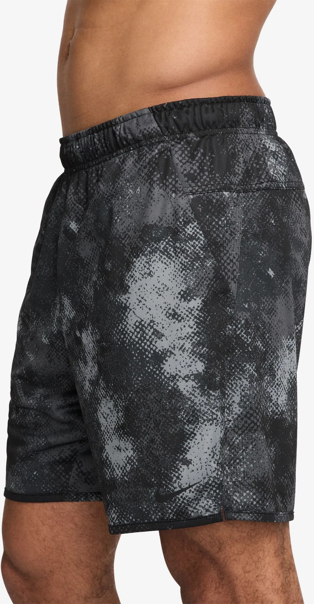 Herren Fitness Shorts 7 Zoll Unifarben Ungefüttert