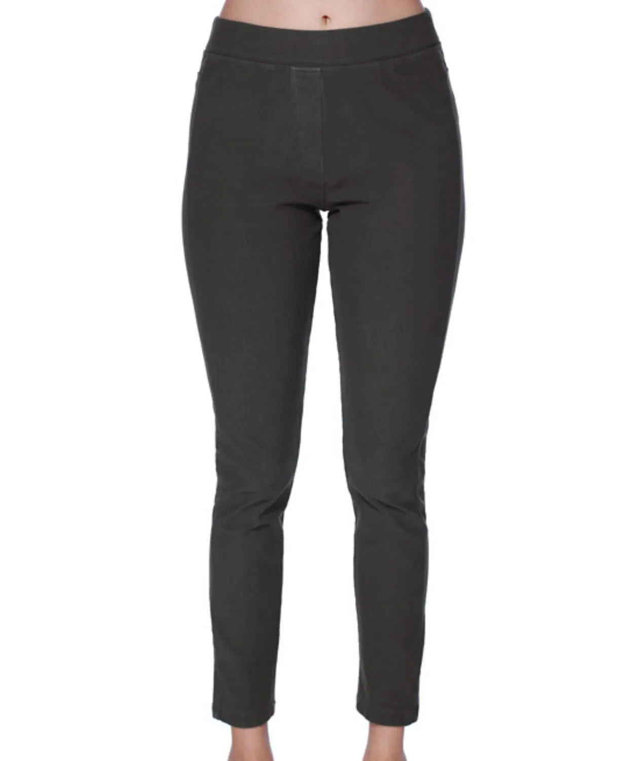 Mid-Rise Leggings in Olivgrün