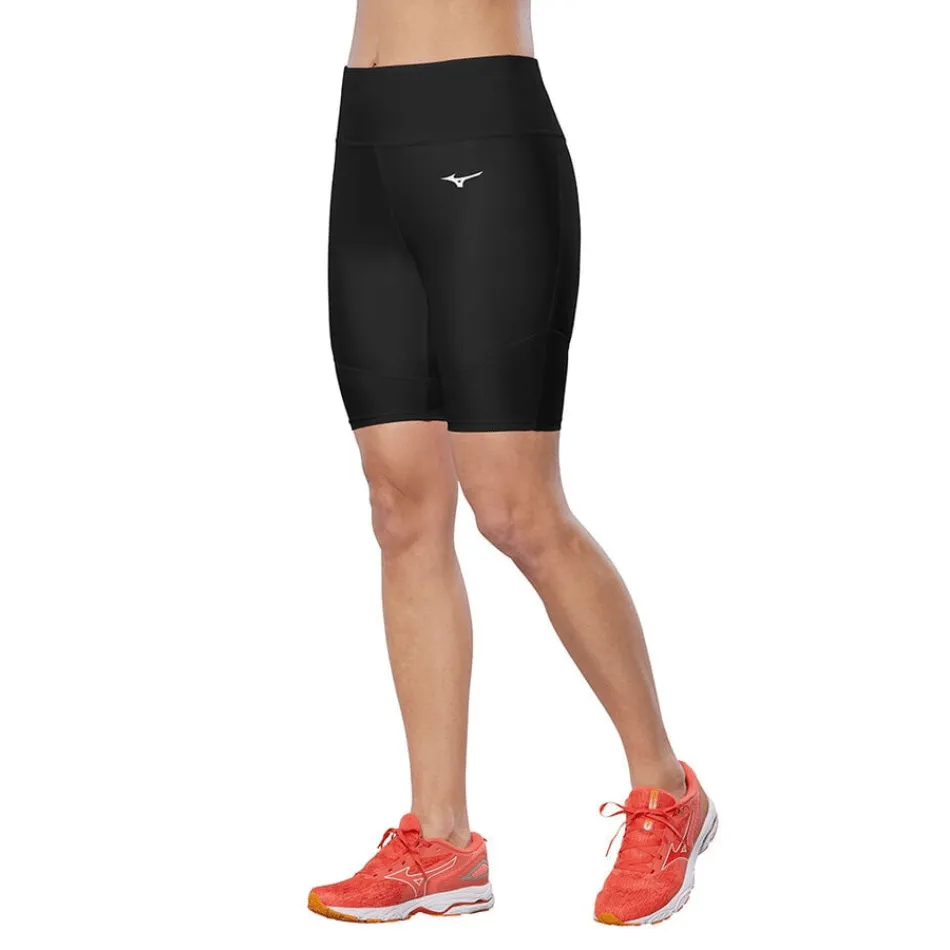 Mizuno Damen Impulse Core Mid Tight in Schwarz SS25