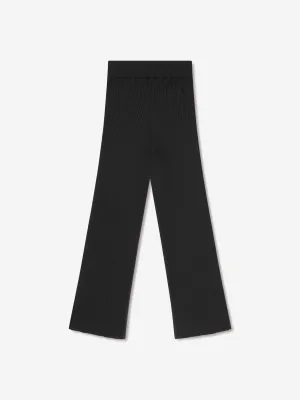 Moncler Enfant Strickhosen für Mädchen in Schwarz