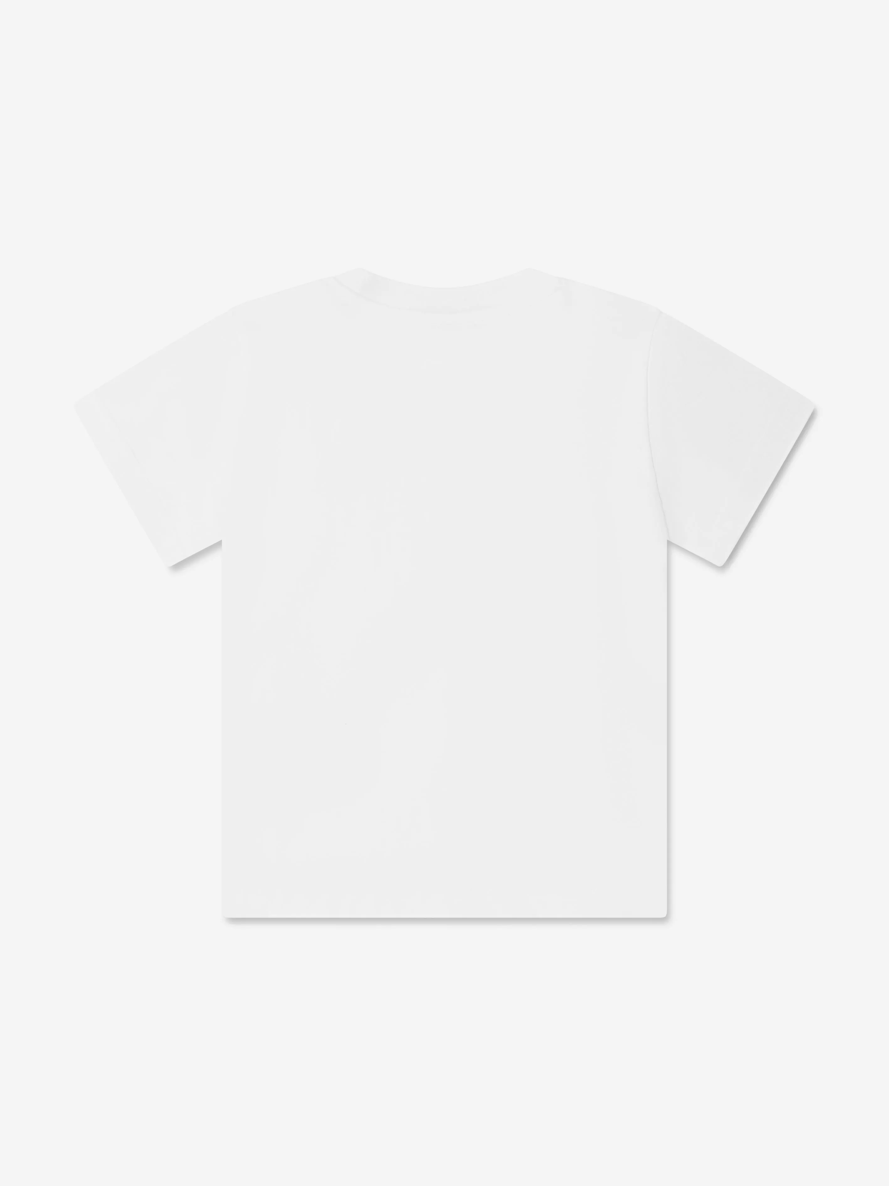 Moncler Enfant Kinder Logo T-Shirt in Weiß