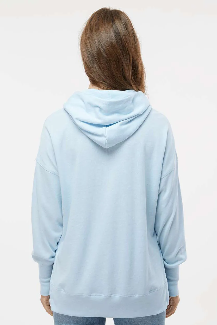 MV Sport Damen French Terry Kapuzenpullover Hoodie - Arktisblau Kleidung Mv-Sport