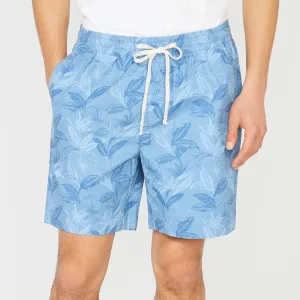 Nautica Herren Big & Tall Blumenmuster Shorts Riviera Blau Nautica