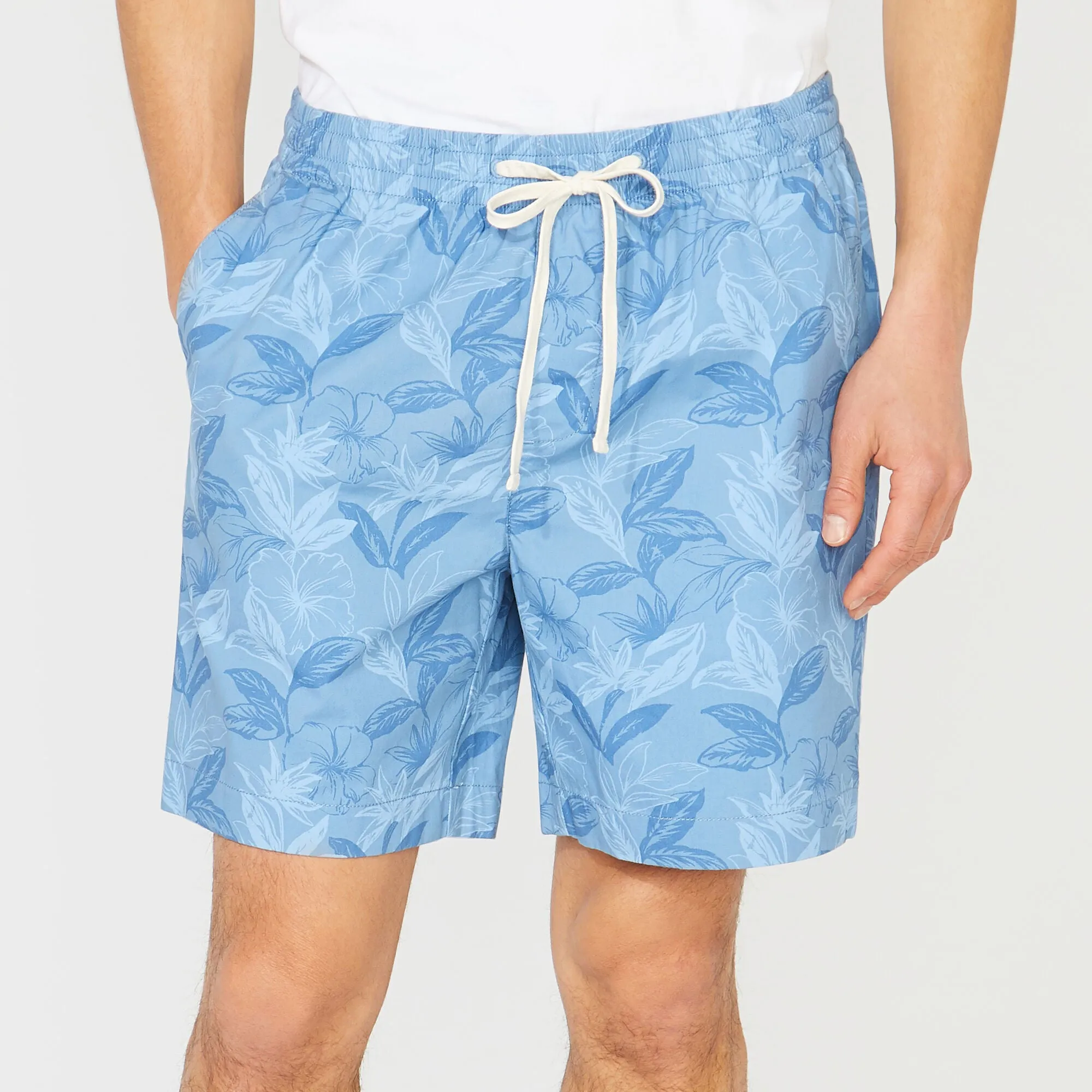 Nautica Herren Big & Tall Blumenmuster Shorts Riviera Blau Nautica