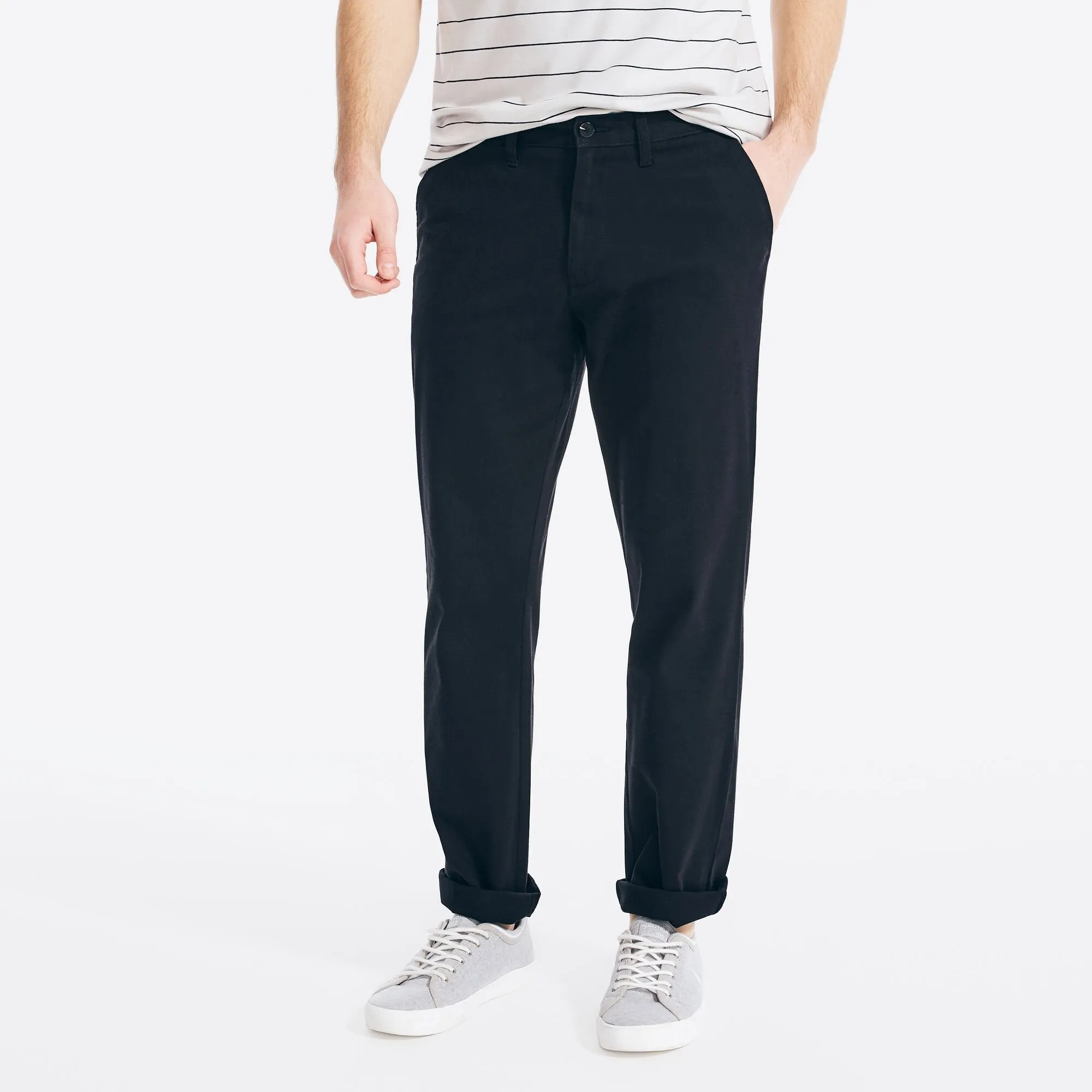 Nautica Herren Classic Fit Knitterfreie Deck Hose