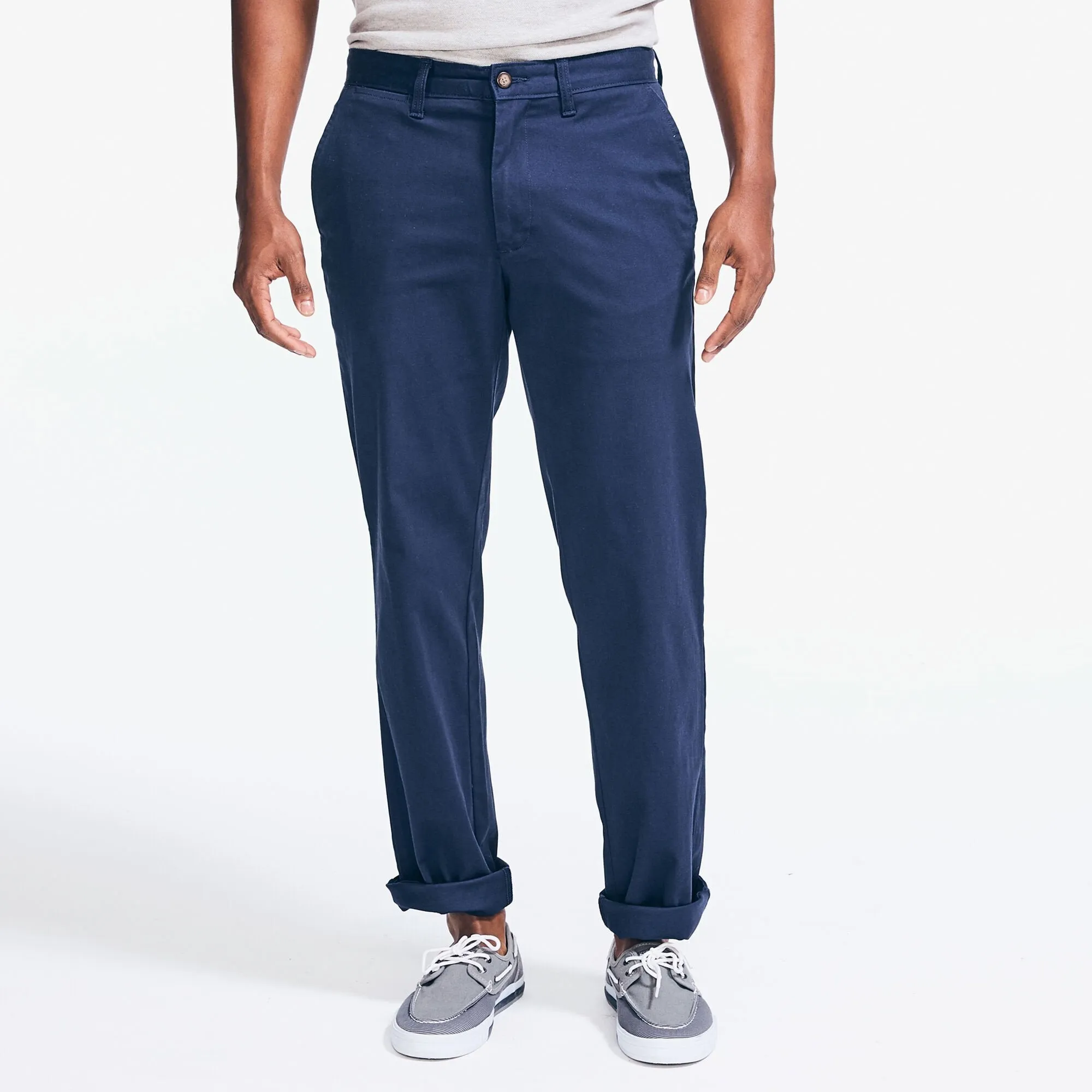 Nautica Herren Classic Fit Knitterfreie Deck Hose