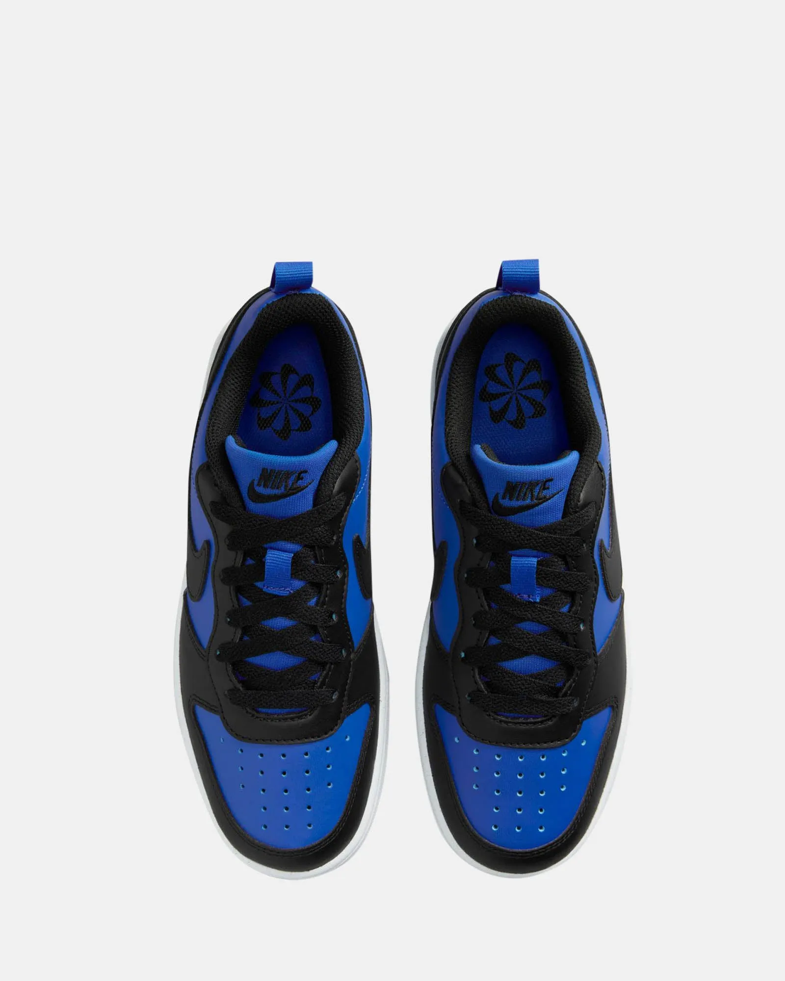 Nike Kinder Schuhe Court Borough Low Recraft Grundschule Spiel Royal/Schwarz/Weiß