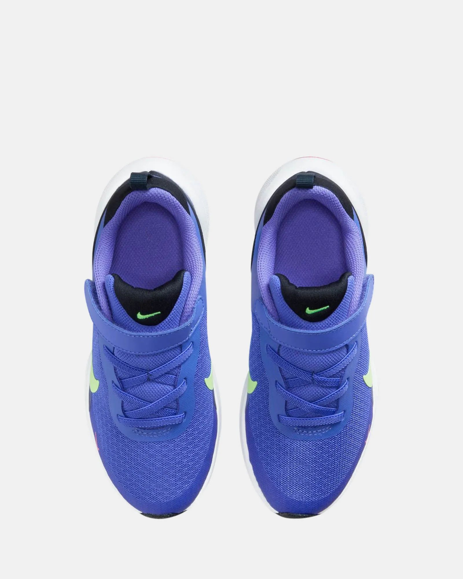 Nike Kinder-Schuhe Revolution 7 Vorschule Ultramarin/Lime Blast/Weiß