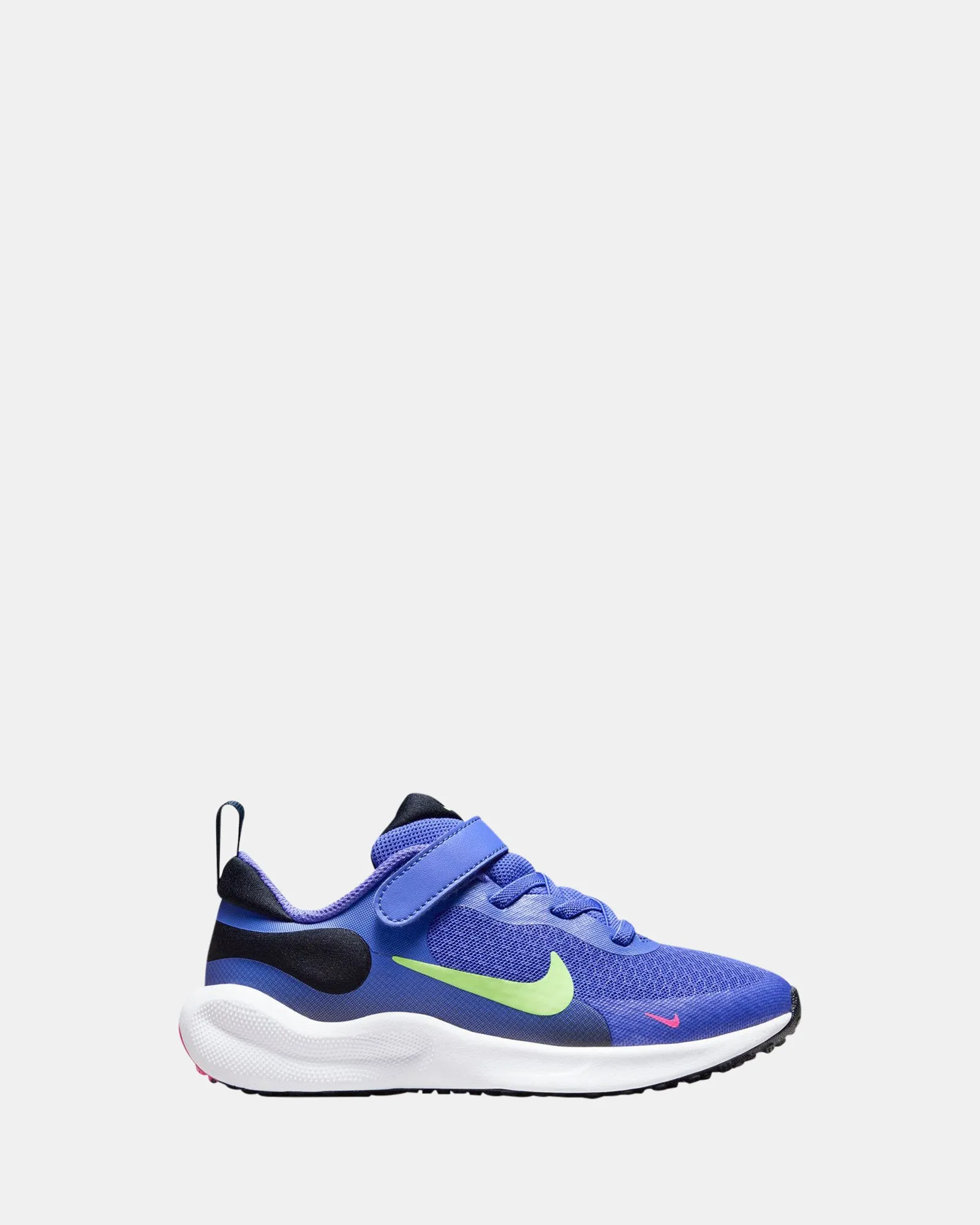 Nike Kinder-Schuhe Revolution 7 Vorschule Ultramarin/Lime Blast/Weiß