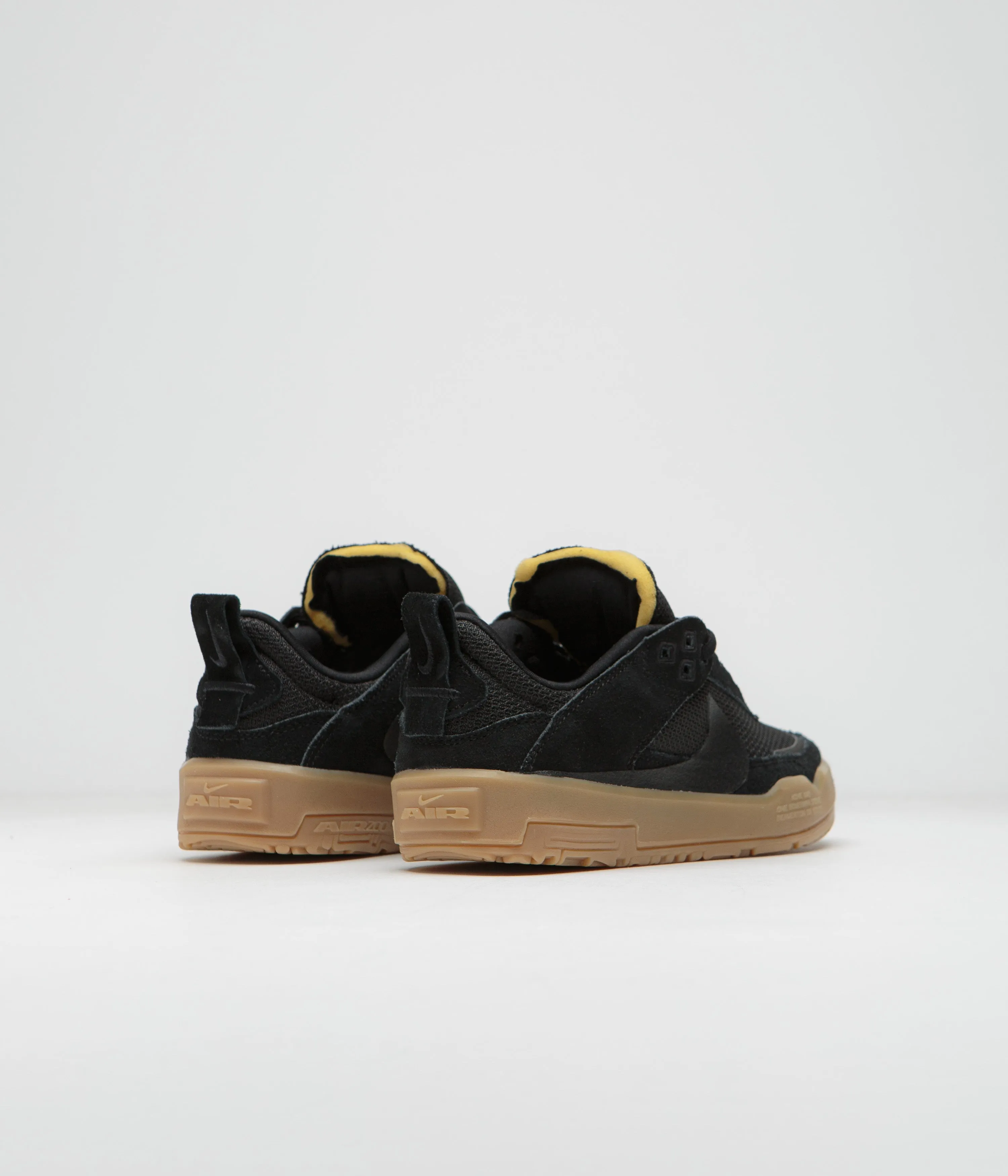 Nike SB Kids Day One Schuhe - Schwarz / Schwarz - Gummi Hellbraun - Weiß Nike SB Kleidung