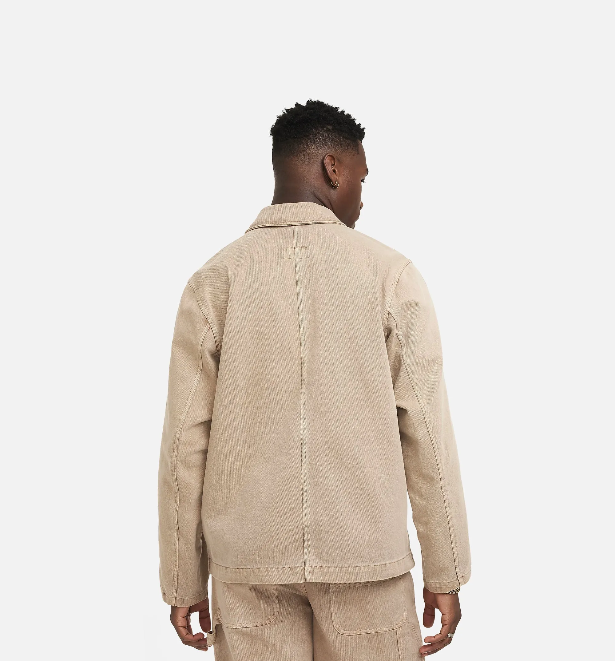 NSW Life Button-Up Herrenjacke - Braun