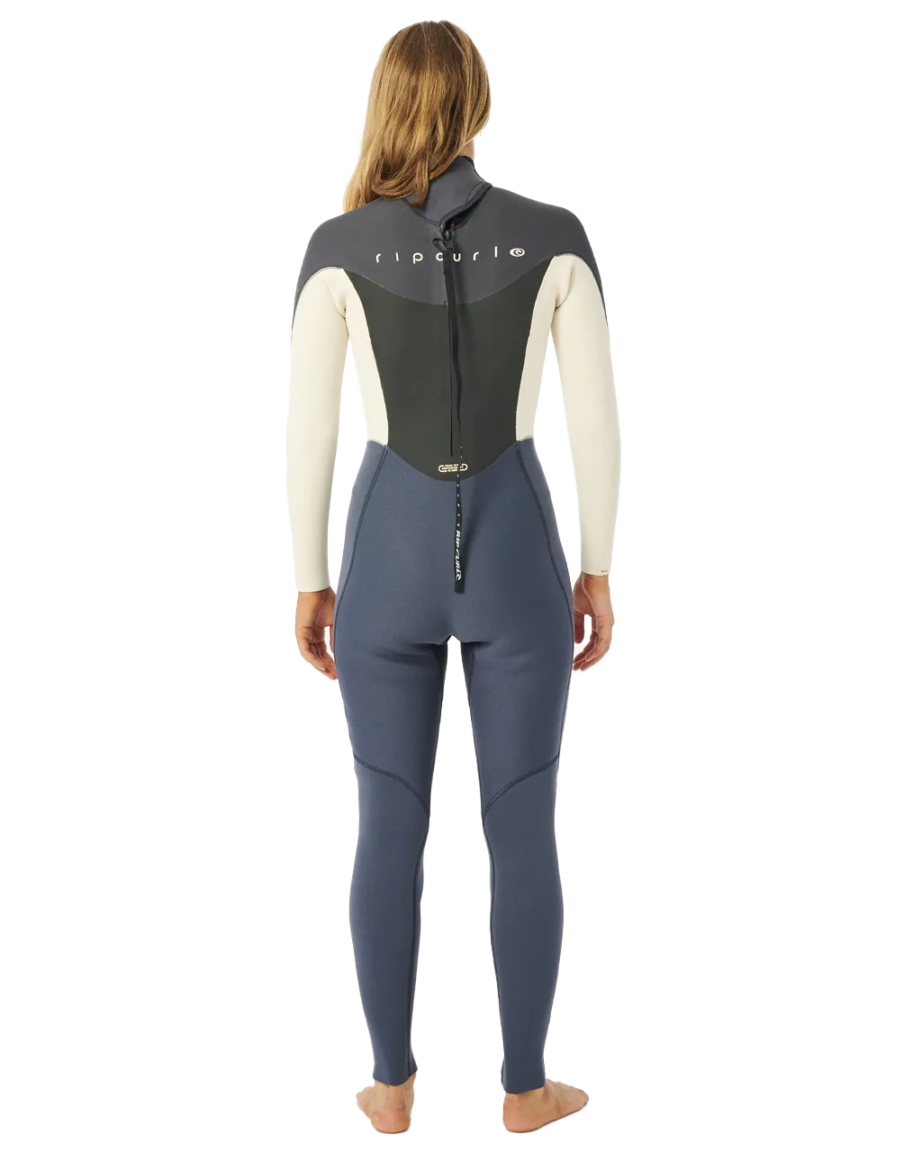 Omega 3/2mm Neoprenanzug mit Rückenzip in Anthrazitgrau