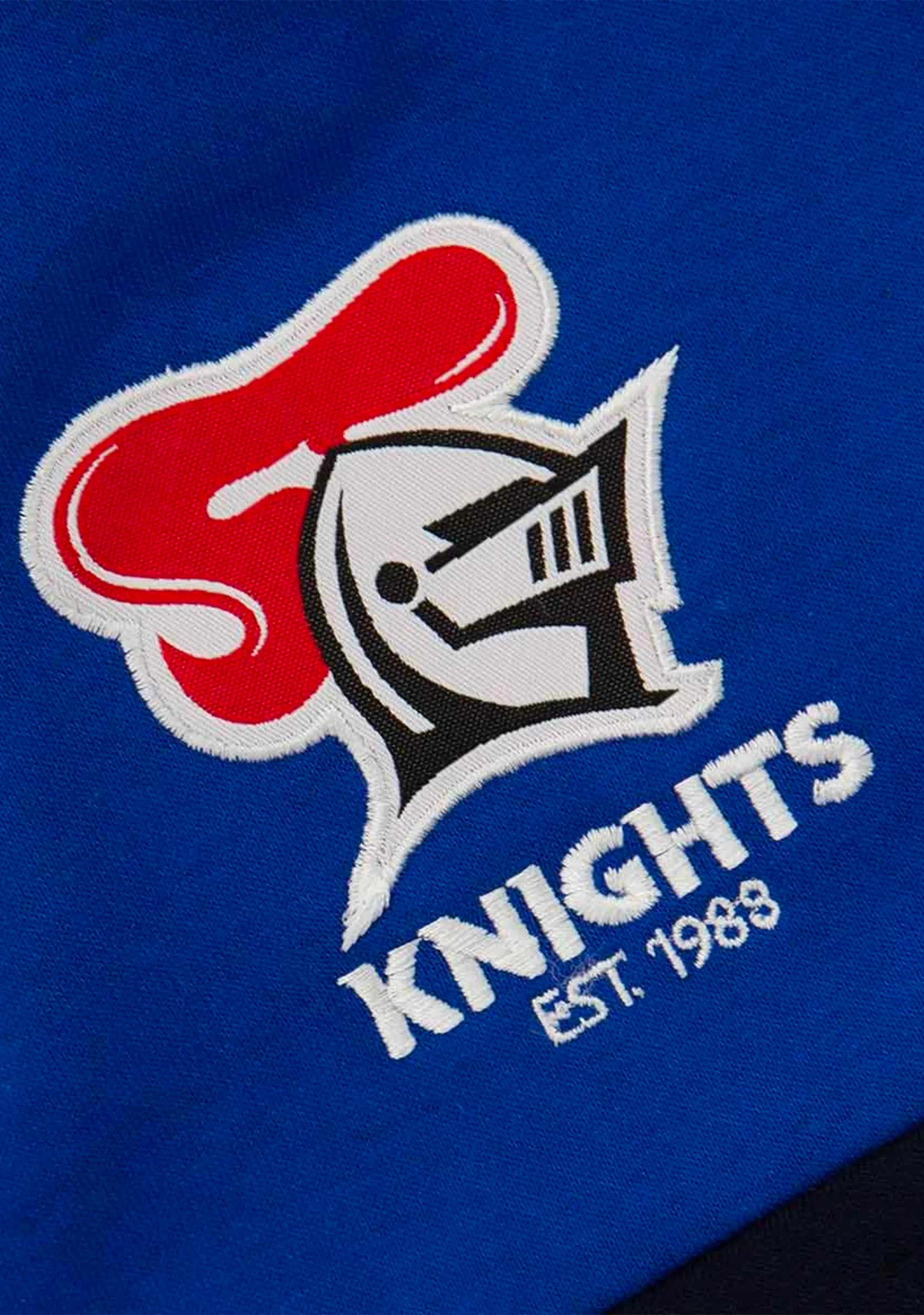 O'Neills Newcastle Knights Herren Fleece Half-Zip Kapuzenpullover Marine-Royal <br> SEVE-100-0-NKN-ROME21