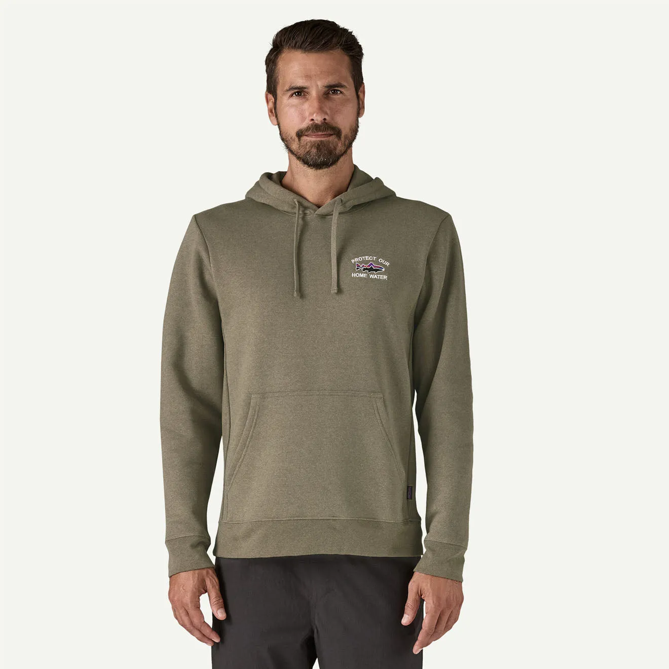 Patagonia Home Water Trout Uprisal Hoody River Rock Grün