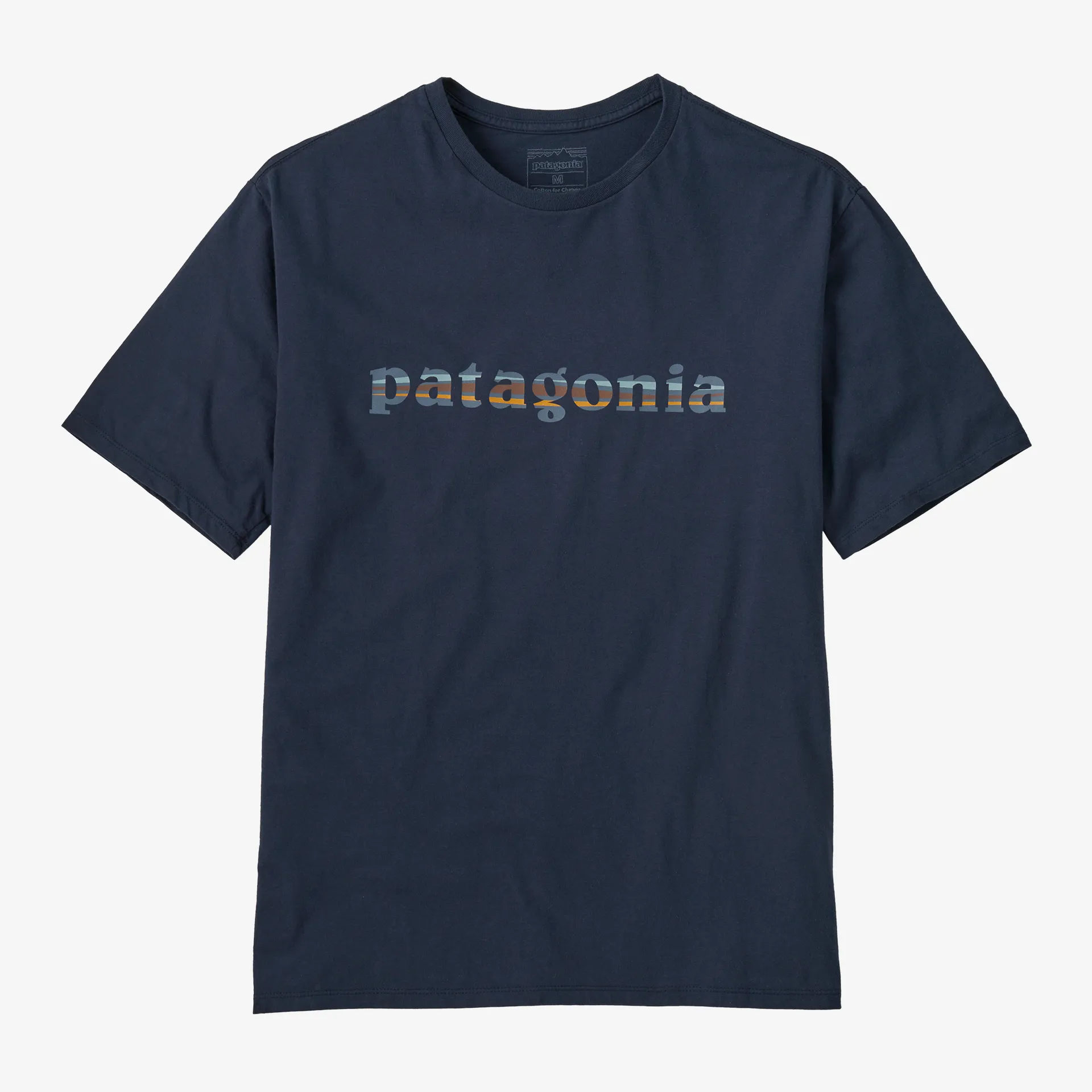 Patagonia Herren T-Shirts Herren '73 Text Logo Bio-Baumwoll-T-Shirt