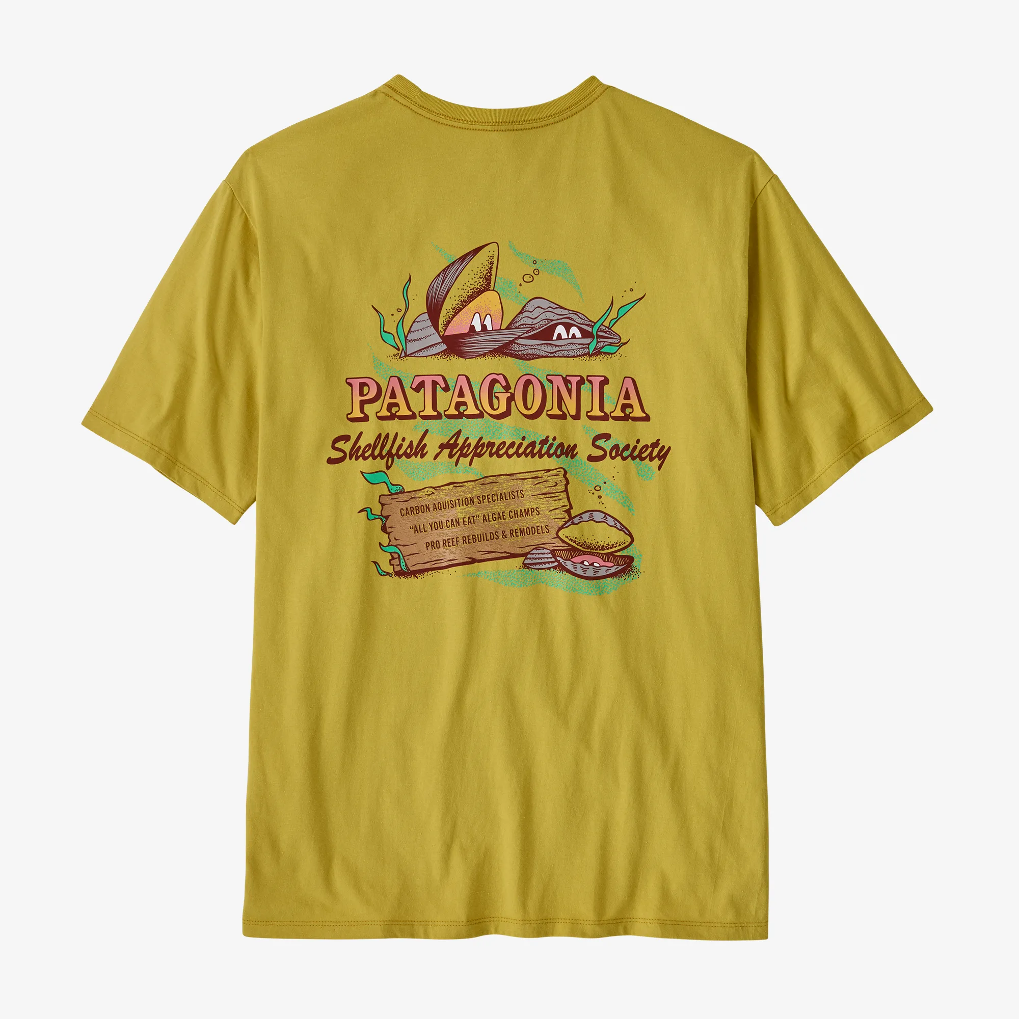 Patagonia Herren T-Shirts Herren Aquatic Action Bio-Baumwoll-T-Shirt