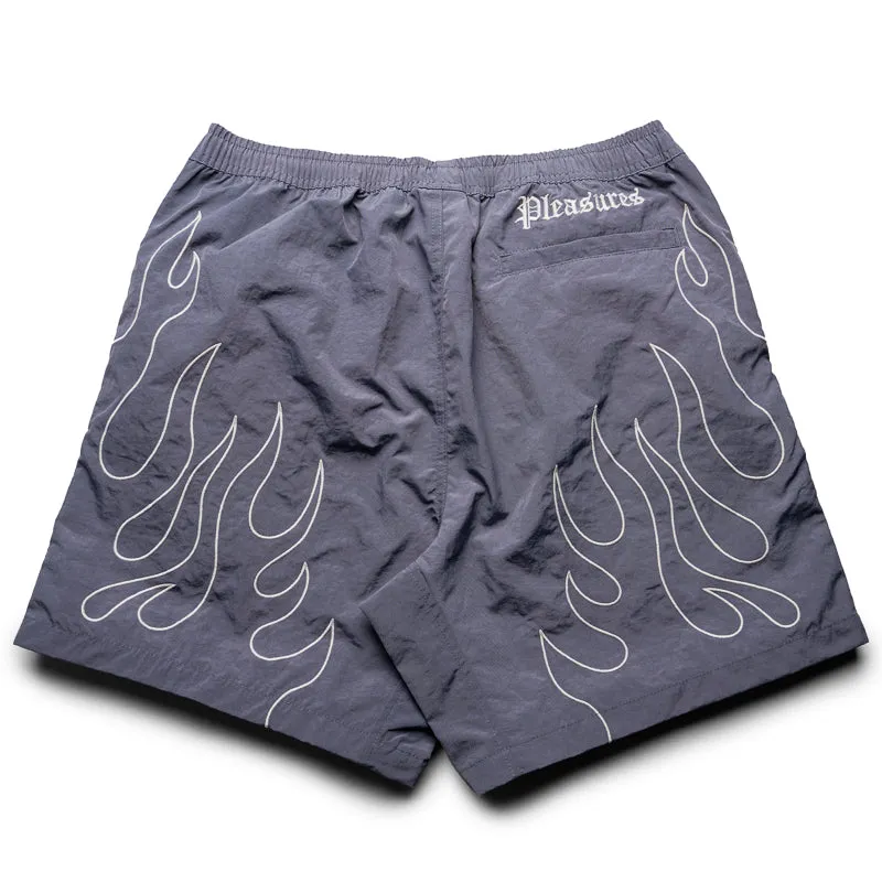 Pleasures Feurige Laufshorts - Grau