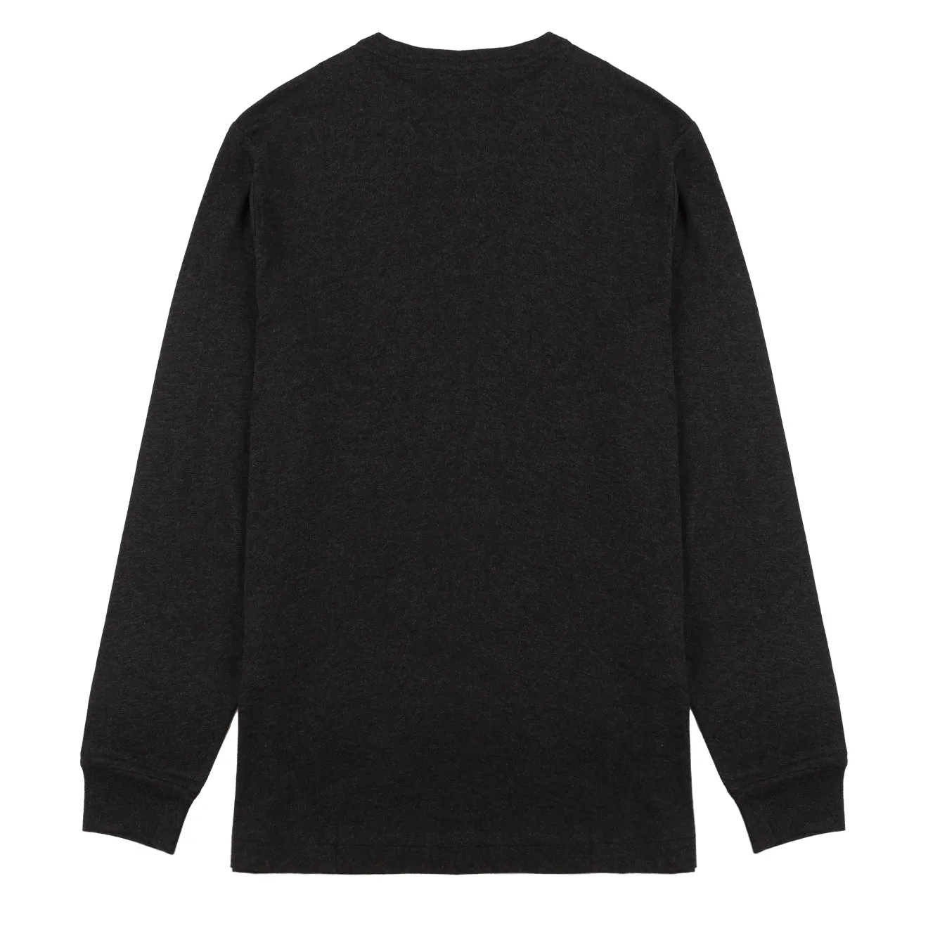 Polo Ralph Lauren Custom Slim Fit Baumwoll-Langarm-T-Shirt Schwarz Melange