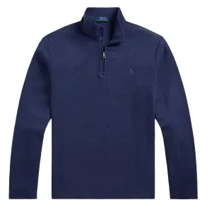 Polo Ralph Lauren Jacquard Viertelreißverschluss-Pullover Frühling Navy Heather