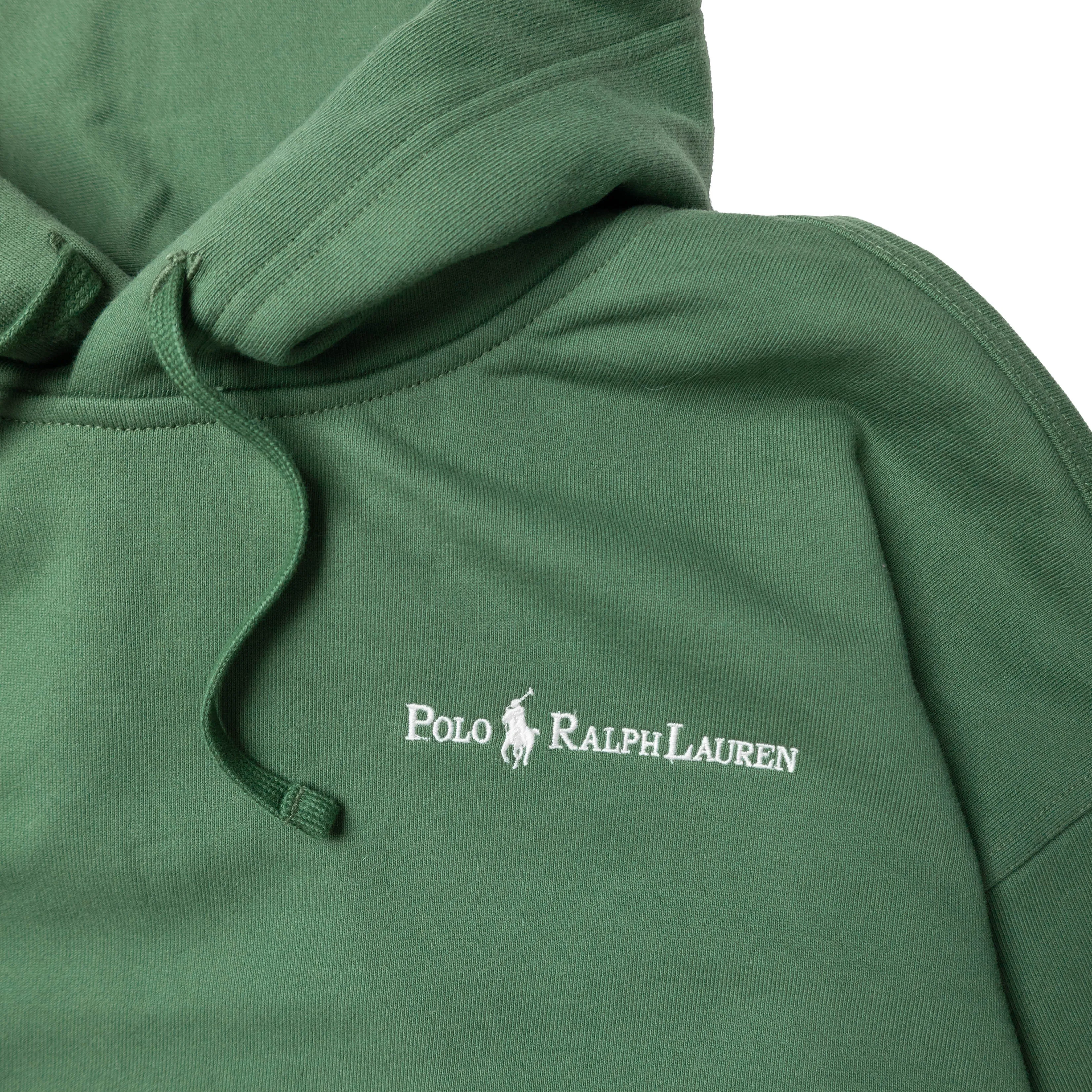 Polo Ralph Lauren Lockere Passform Logo-Fleece-Hoodie Antikgrün
