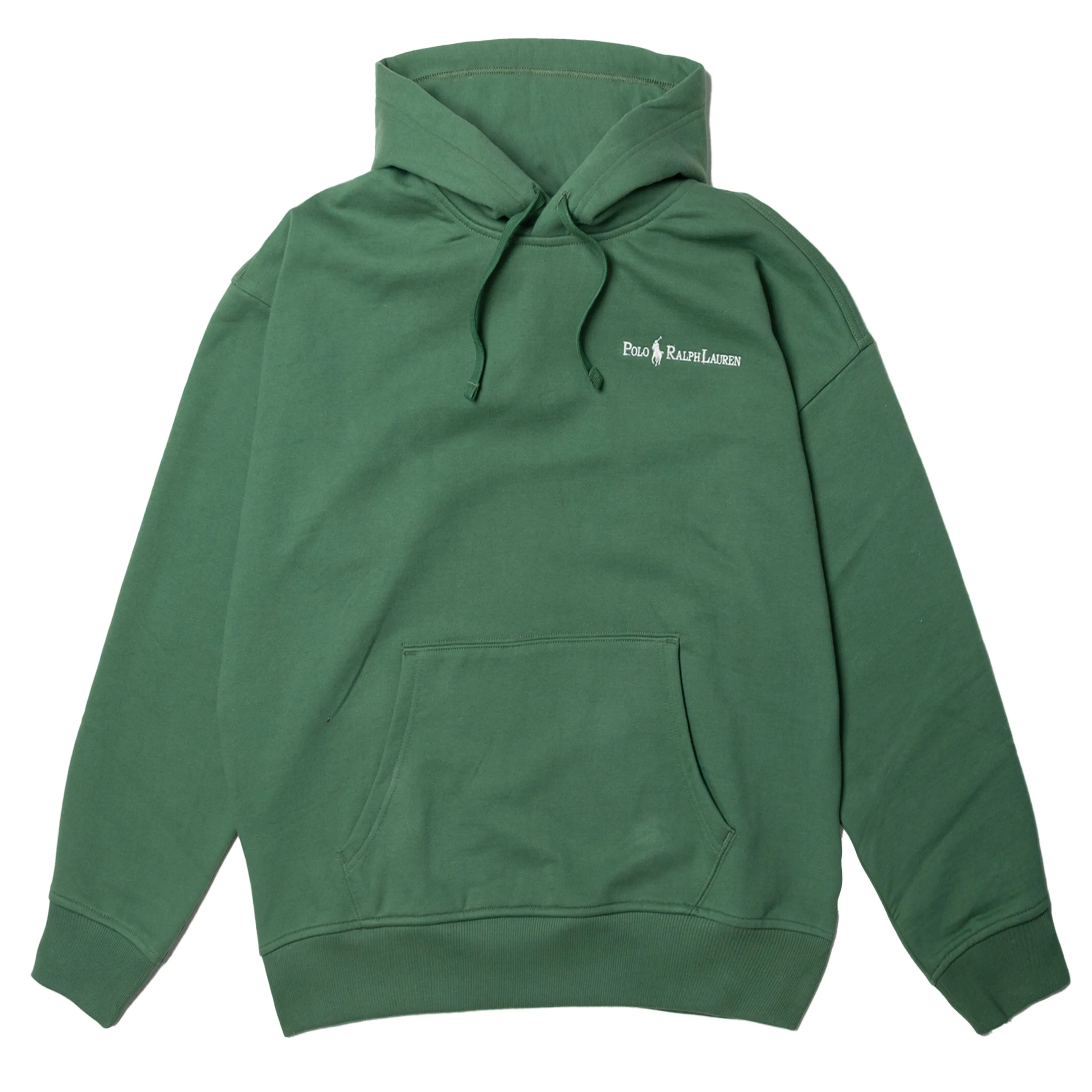Polo Ralph Lauren Lockere Passform Logo-Fleece-Hoodie Antikgrün