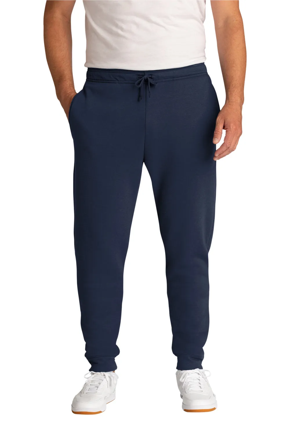 Port & Company Herren Core Fleece Jogginghose mit Taschen - Marineblau
