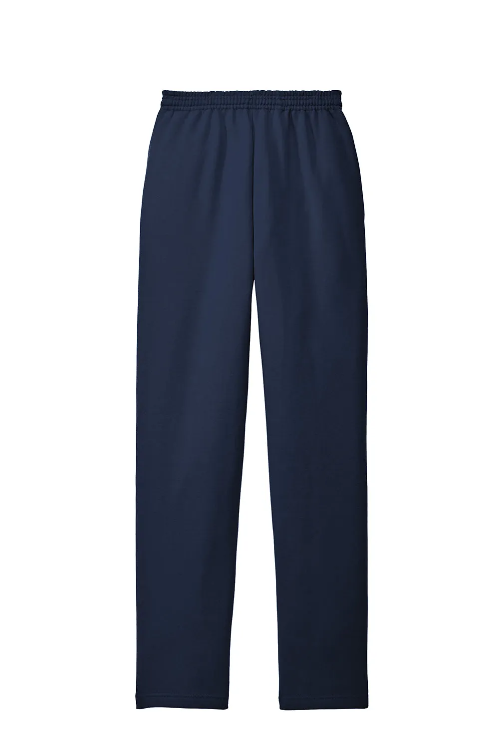 Port & Company Herren Core Pill Resistente Fleece Sweatpants mit offenem Bund und Taschen - Marineblau