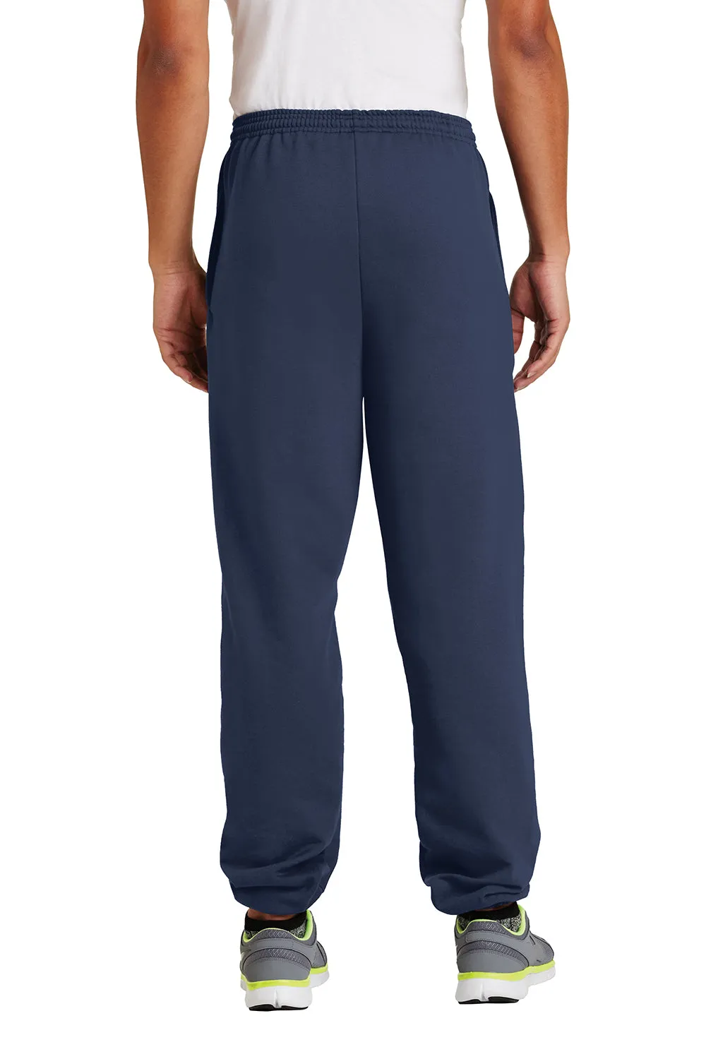 Port & Company Herren Essential Pill Resistente Fleece Jogginghose mit Taschen - Marineblau