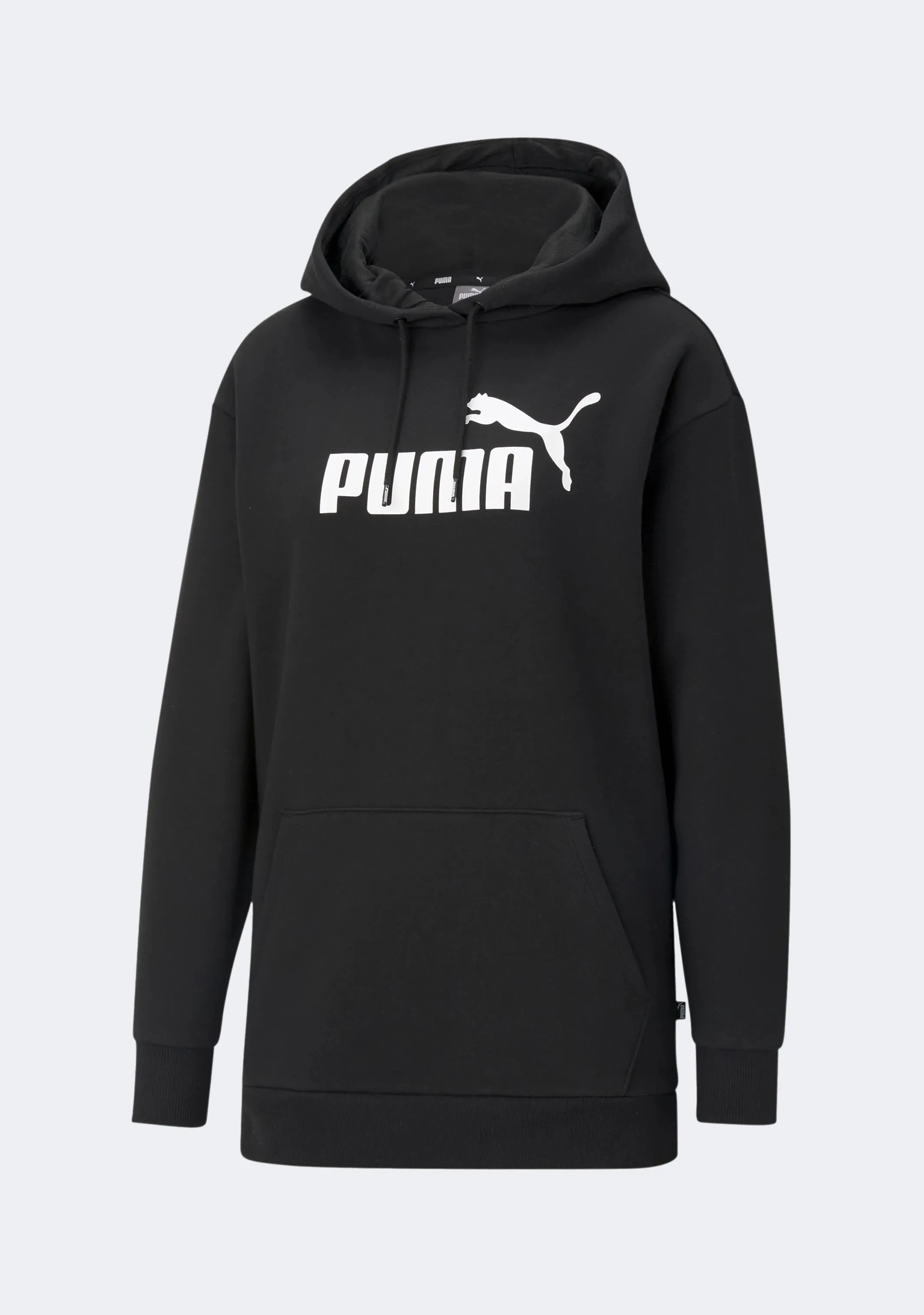 Puma Damen Essentials Hoodie mit verlängertem Logo