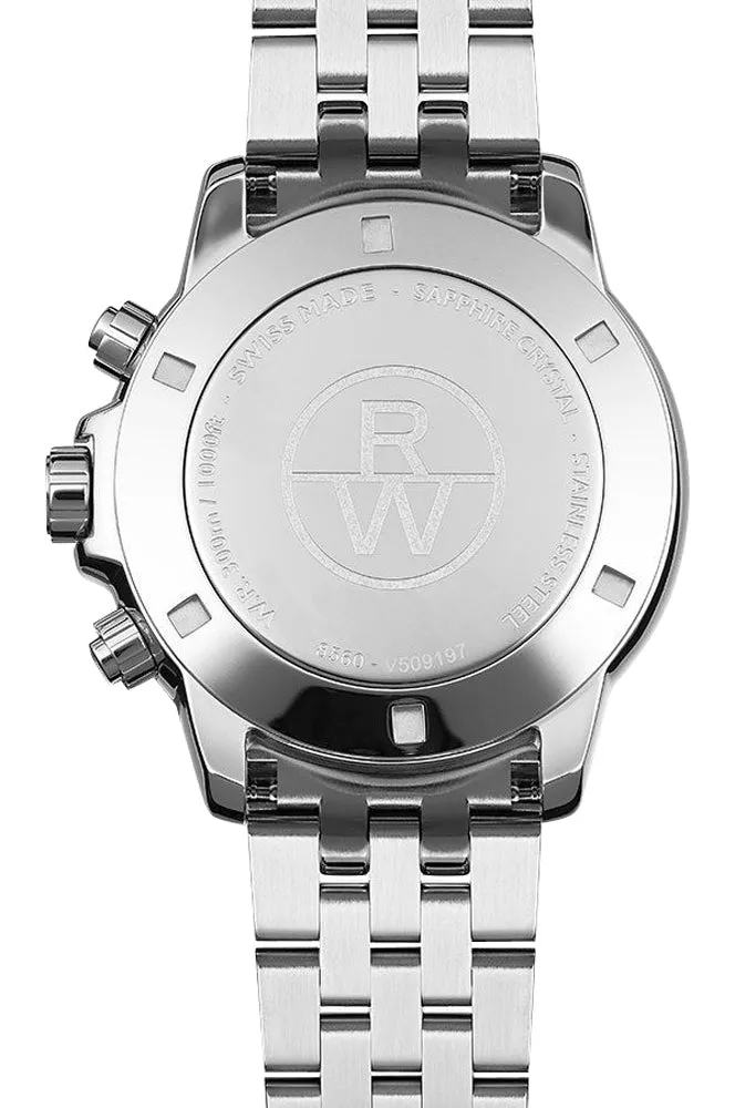 Raymond Weil Tango Chronograph Edelstahl Graues Zifferblatt Datum Taucher Quarz Herrenuhr 8560-ST-00606 Raymond Weil Uhren