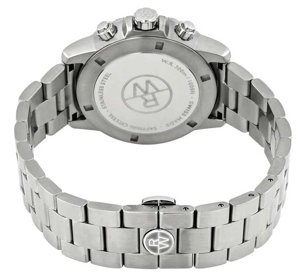 Raymond Weil Tango Chronograph Edelstahl Silber Zifferblatt Datum Quarz Taucher Herrenuhr 8570-ST3-65501 Raymond Weil Uhren
