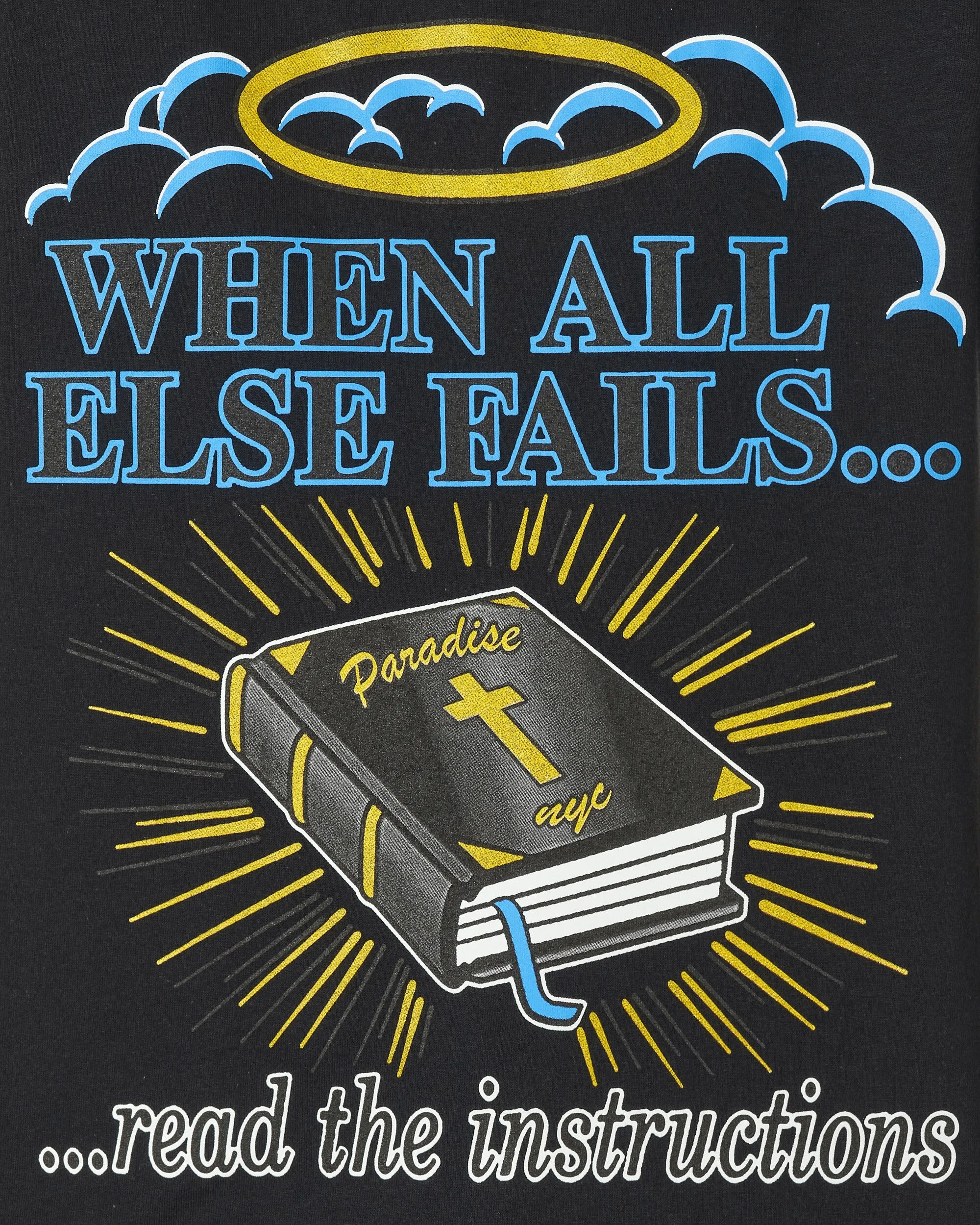 Lies Die Anweisungen T-Shirt Schwarz