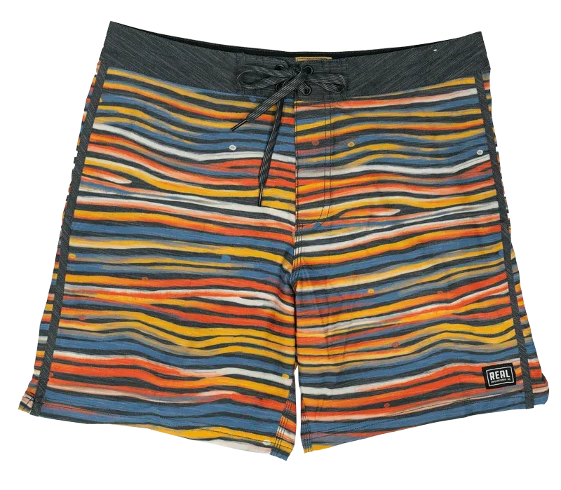 REAL Fluid Boardshorts-Schwarz