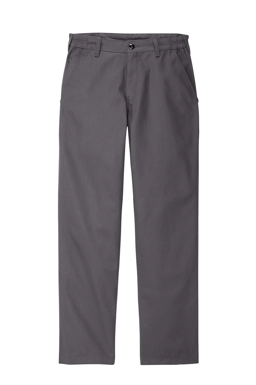 Red Kap Herrenhose mit elastischem Einsatz, knitterfrei und mit Tasche - Anthrazitgrau