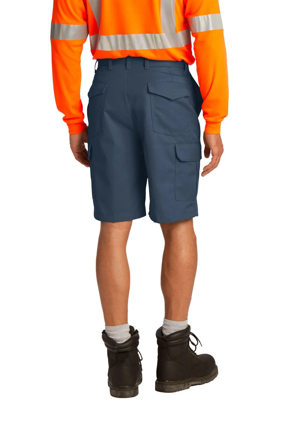 Red Kap Herren Industrie-Cargo-Shorts mit Taschen - wasserabweisend - Marineblau