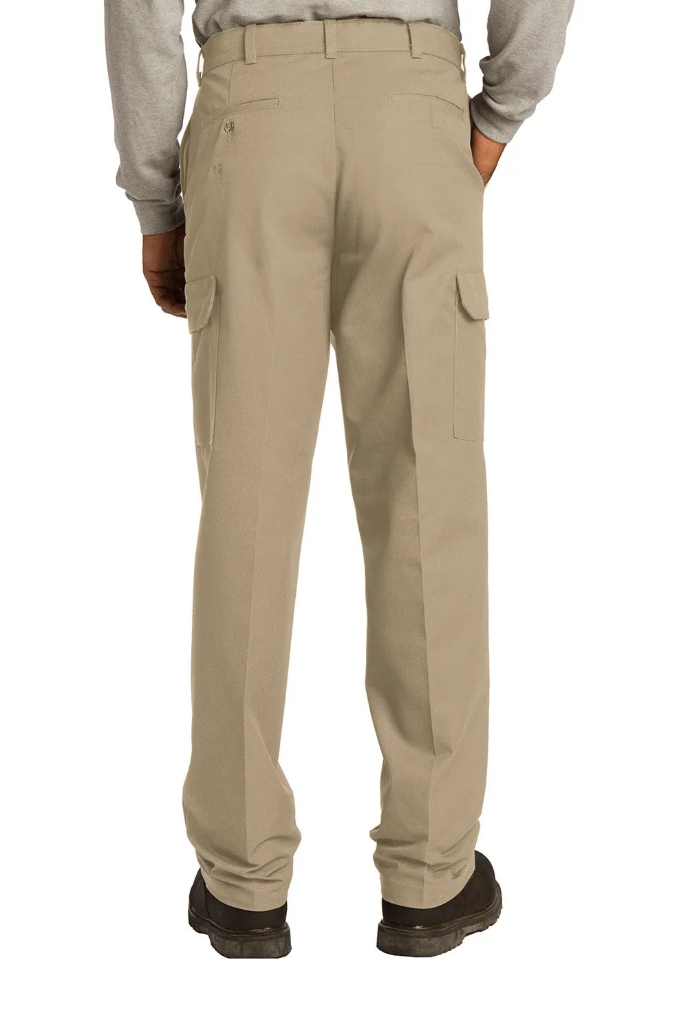 Red Kap Herren Industrie-Hose mit Taschen - Knitterfrei - Khaki Braun