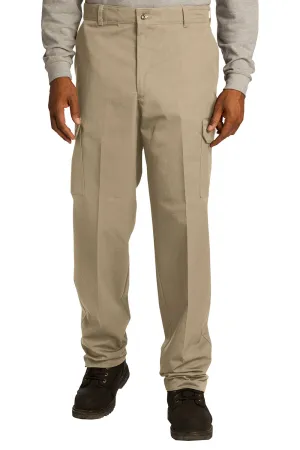 Red Kap Herren Industrie-Hose mit Taschen - Knitterfrei - Khaki Braun