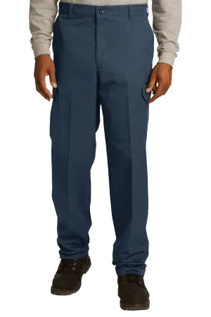 Red Kap Herren Industrie-Bügelarm Cargo-Hose mit Taschen - Marineblau